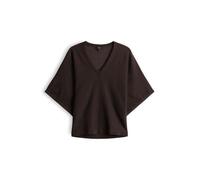 OPUS Damen Pullover | Zarter Feinstrickpullover mit V-Neck Regular Fit Affogato, 38