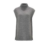 OPUS Damen Pullunder | Long Pullunder PUSEFA Regular mit Woll-Anteil Easy Grey, L