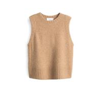 OPUS Pullunder mit gerippten Abschlüssen Modell 'Pucku' in Camel, Größe 42