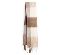 Opus - Karoschal mit Fransen - Ascottie beige/braun