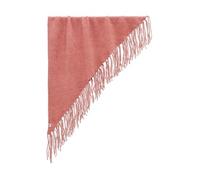 OPUS Damen Schal | Kuscheliges Dreieckstuch AWARO mit Fransen mellow rose, 0