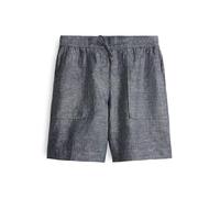 OPUS Damen Shorts | Leinenshorts MELANE Linen in zweifarbiger Struktur Coal Blue, 42