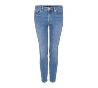 Opus Fashion Damen Skinny Jeans Elma Ocean Blue Low Rise mit Stretch-Anteil 36/L28