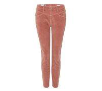 OPUS Damen Slim | Cordhose Evita BABYCORD Slim aus stretchigem BCI Cotton Mix Mellow Rose, 42 L28