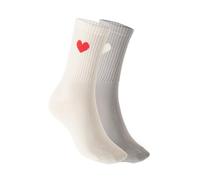 OPUS Damen Socke | Doppelpack-Socken YENNIS LOVE sweet red, 36-38
