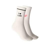 OPUS Damen Socke | YENNIS LOVE Doppelpack Socken aus Organic Cotton black, 39-41