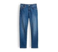 OPUS Damen Straight | Elana Straight Jeans aus BCI Cotton Mix Mid Rise Strong Blue, 34 L28