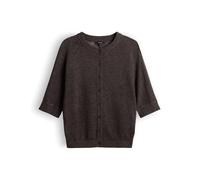 Opus Fashion Strickjacke DATINA – Cardigan aus softem Feinstrick, Slim Fit, braun – Größe 42