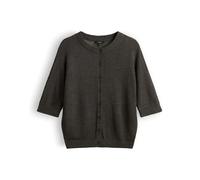 OPUS Damen Strickjacke | Cardigan aus softem Feinstrick Slim Fit deep Green, 40
