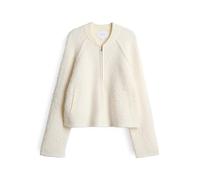 OPUS Damen Strickjacke | DELNY Regular Strickjacke aus Bouclé Soft Cream, 42