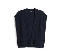 OPUS Damen Strickjacke | DIMOLA Regular Strickcardigan in Bouclé Optik Coal Blue, L