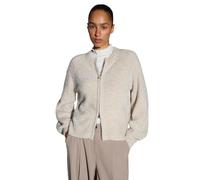OPUS Damen Strickjacke | DOSMIC Regular Strickjacke mit flauschigem Effektgarn Ivory, 36