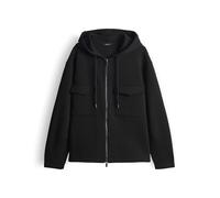 OPUS Damen Sweatjacke | GABELLA Regular Kapuzenjacke aus weicher Sweatware Black, 38