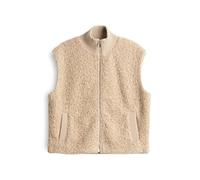 OPUS Damen Sweatjacke | GULUNI Regular Sweatweste in Bouclé Optik Macadamia, 42