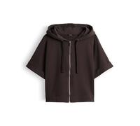 OPUS Damen Sweatjacke | Sweatjacke aus reinem BCI Cotton Regular Fit Affogato, 38