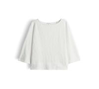 OPUS Damen Sweatshirt | Boxy Strukturiertes Sweatshirt aus BCI Cotton Mix Milk, 36