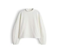 OPUS Damen Sweatshirt | Gandra Boxy Sweatshirt mit feiner Struktur Milk, 40