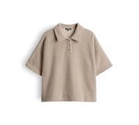 Opus Sweat-Poloshirt Damen taupe, 36