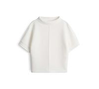 OPUS Damen Sweatshirt | GIMMO Loose Sweatshirt mit Rippenstruktur Milk, 42