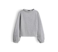 Opus Fashion Sweatshirt Glimsa – zweifarbige Strickoptik, Stehkragen – Damen Blau 36