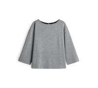 OPUS Sweatshirt mit 3/4-Arm Modell 'Goman' in Hellgrau, Größe 38