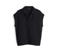 OPUS Damen Sweatshirt | GOSTE Regular Shirt aus strukturierter Sweatware Black, 42