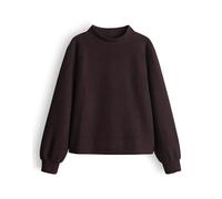 OPUS Damen Sweatshirt | GRAPINA Loose Sweatshirt mit feiner Fleeceoptik Dark Grape, 38