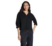 OPUS Damen Sweatshirt | GUBEL Loose Kapuzenshirt aus weichem Sweat Black, 40