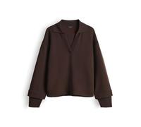 Opus Fashion Damen Sweatshirt GYHA Regular – weicher Viskose-Mix, Coffee Bean, Größe 44