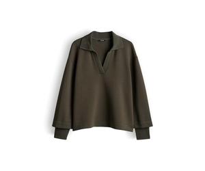 OPUS Damen Sweatshirt | GYHA Regular Sweatshirt im weichen Viskose Mix deep Green, 38