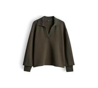 OPUS Damen Sweatshirt | GYHA Regular Sweatshirt im weichen Viskose Mix deep Green, 42