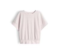 OPUS Damen Sweatshirt | Modernes Sweatshirt mit gestreiften Rippeneffekt Loose Fit Rose Tint, 38