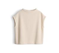OPUS Damen Sweatshirt | Pullunder GOFIR Loose in zweifarbiger Struktur Macadamia, 42