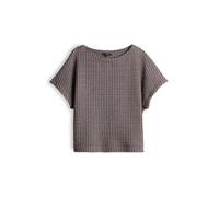 Opus - Sweatshirt - Shirt mit Strukturmuster rot - Gr. - 36