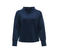 OPUS Damen Sweatshirt | Sweater GALONINE Regular aus weichem Modal Mix Coal Blue, 42