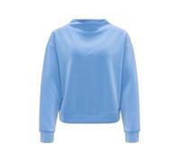 OPUS Damen Sweatshirt | Sweater GINSANU Regular aus weichem Modal Mix Blue Salt, 42