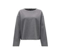 OPUS Damen Sweatshirt | Sweater GUDILA Loose mit ultraweichem Hand-Feel Easy Grey, 38