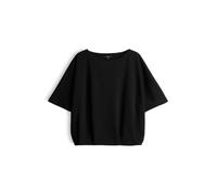 OPUS Damen Sweatshirt | Sweatshirt aus Cotton Modal Mix Regular Fit Black, 42