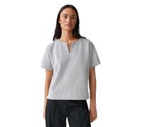 OPUS Damen Sweatshirt | Sweatshirt GEIKE Loose in zweifarbiger Rippstruktur Black, 38