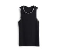 OPUS Damen Top | Geripptes Tanktop ILESSO Preppy Slim aus Jersey Black, 40