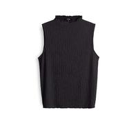 OPUS Damen Top | IDALA Slim Jerseytop in Crinkle Optik Midnight Brown, 38