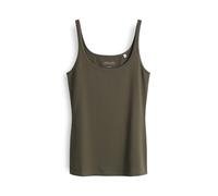 OPUS Damen Top | INA Trägertop Slim aus stretchigem BCI Cotton Mix Olive Leaf, 44