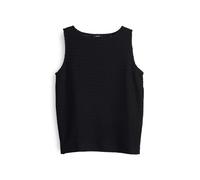 OPUS Damen Top | Jerseytop IDALI Slim in feiner Häkeloptik Black, 42