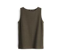OPUS Damen Top | Jerseytop IDALI Slim in feiner Häkeloptik Olive Leaf, 42