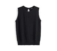 OPUS Damen Top | Jerseytop IKINI Regular mit Smokstruktur Black, 36