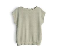OPUS Relaxed Fit T-Shirt in Strick-Optik Modell 'Sofrano' in Hellgruen, Größe 40