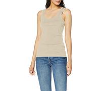 OPUS Damen Top | Tanktop IMILIA Slim aus BCI Cotton Mix beige, 38