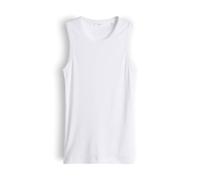 Opus Fashion Damen Top Ilesso Scallop mit femininer Spitzenborte Slim Fit Weiß 42