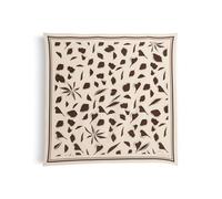 OPUS Damen Tuch | Plissiertes Satintuch mit floralem Print natural glaze, 0