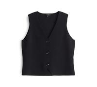 OPUS Damen Weste | Anzugweste DIFORA Slim aus Milano Strick black, 36